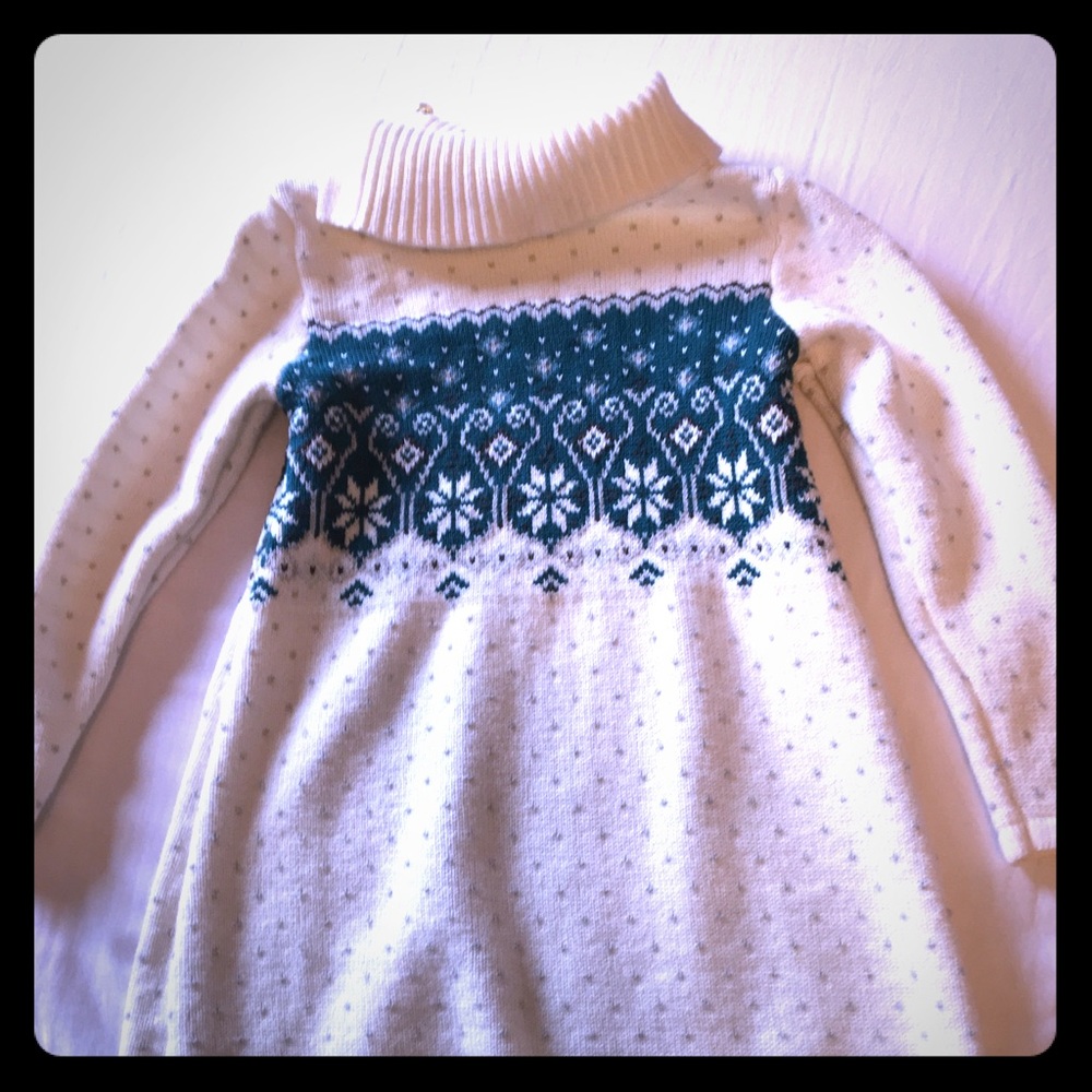 Little girl sweater dress